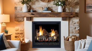 Empire Sassafras Refractory Vented Gas Log Set