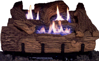 EverWarm Palmetto Vent Free Oak Gas Log Set
