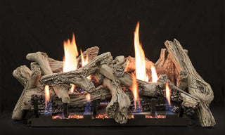 Empire Driftwood Burncrete Vent Free Gas Log Set