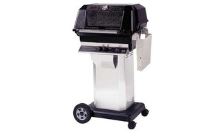 Modern Home Products - JNR Gas Grill - 8" Wheels with Locking Casters - Stainless Steel - Natural Gas