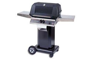 MHP - WNK Gas Grill - 8" Wheels with Locking Casters - Black - Natural Gas