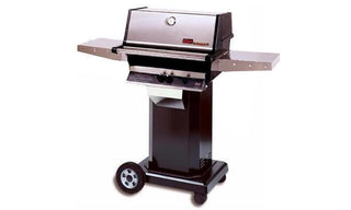 Modern Home Products - TJK Gas Grill - 8" Wheels with Locking Casters - Black - Propane