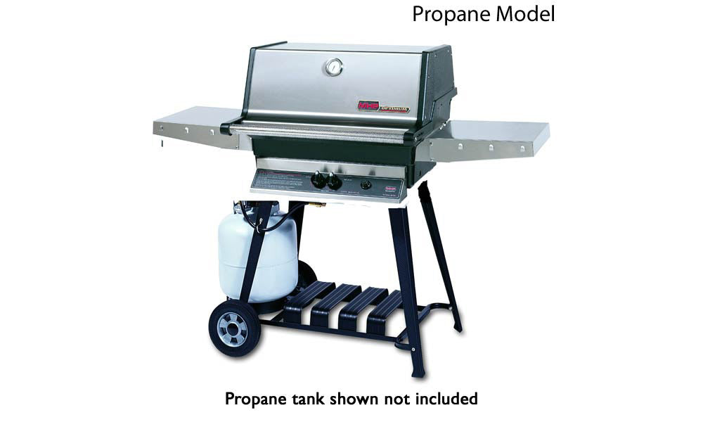 TJK Barbecue Grill Aluminum Cart Propane MHP Grills Free