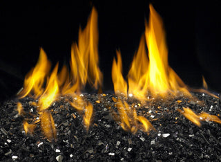 Real Fyre Black Reflective Glass
