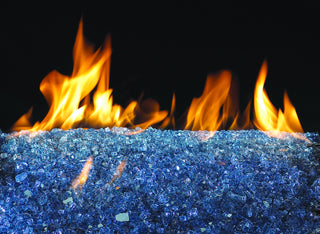Real Fyre Sapphire Glass - 10 lbs