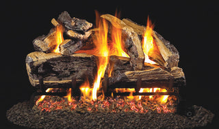 Real Fyre Charred Rugged Split Oak Vented Gas Logs
