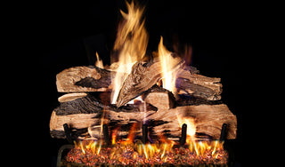 Real Fyre Split Oak Designer Plus Vented Gas Logs