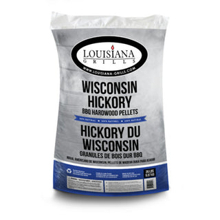 Louisiana Grills 100% All Natural Wood Pellets - Wisconsin Hickory - 40 lb Bag