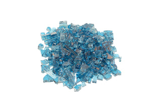 Real Fyre Caribbean Blue Glass