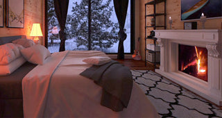 bedroom fireplace