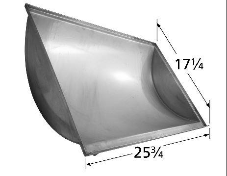 Heat plates outlet for gas grills