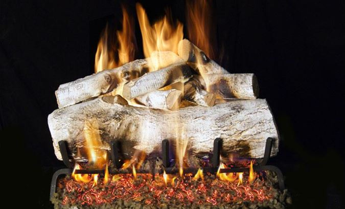 Birch Gas Logs