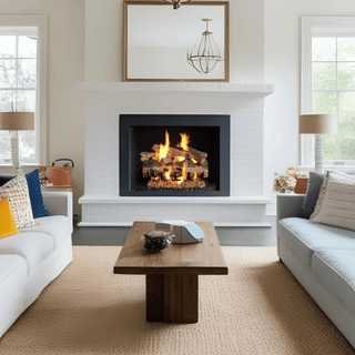 Real Fyre Gnarled Split Oak Vented Gas Log Set