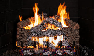 Real Fyre Charred Cinder Oak Vented Gas Log Set