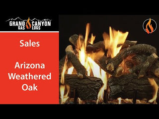 Arizona Weathered Oak Vented Gas Logs