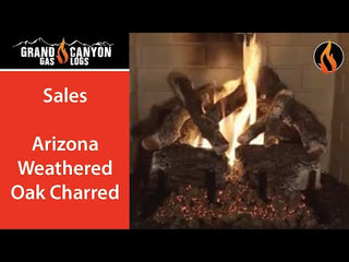 Arizona Weathered Oak Charred Vented Gas Logs