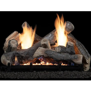Superior Silverstone Timber Nature-Flame Vent-Free Gas Log Set
