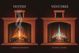 Vented vs Vent-Free Gas Logs