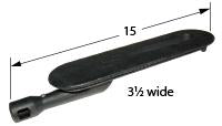 Cast Iron Burner for Charbroil and Turbo Brand Gas Grills