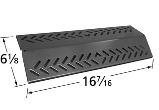 Porcelain Steel Heat Plate for Broil-Mate, Grill Pro, and Sterling