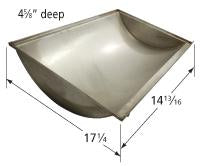 Stainless Steel Heat Plate for Charbroil Brand Gas Grills