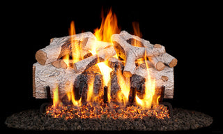 Real Fyre Charred Mountain Birch Vented Gas Log Set