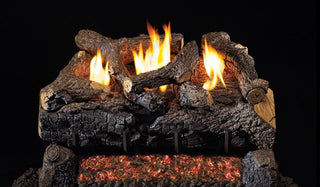 Real Fyre Evening Fyre Charred Vent Free Gas Logs