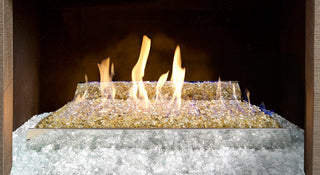 Peterson Real Fyre 24" Natural Gas Glass Vent Free Burner System - G21-GL-24-12N