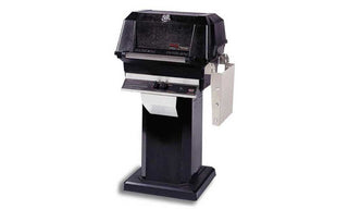 MHP - JNR Gas Grill - Column with Permanent Mounting Base - Black - Natural Gas