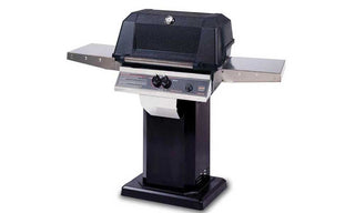 MHP - WNK Gas Grill - Column with Permanent Mounting Base - Black - Natural Gas