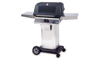 MHP - WNK Gas Grill - 8" Wheels with Locking Casters - Stainless Steel - Natural Gas
