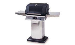 MHP - WNK Gas Grill - Column with Permanent Mounting Base - Stainless Steel - Natural Gas