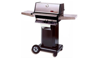 MHP - TJK Gas Grill - 8" Wheels with Locking Casters - Black - Natural Gas