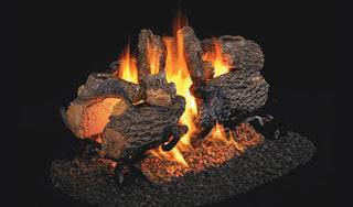 RHP Charred Oak See-Thru Vented Gas Logs - CHD-2