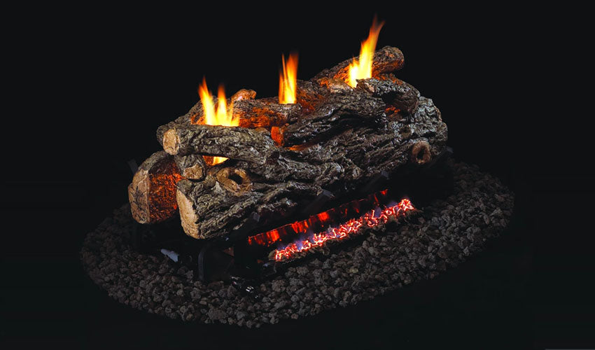 Real Fyre Golden Oak Log Set