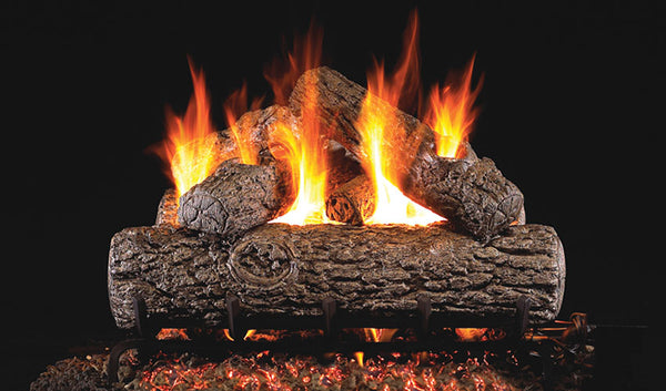 Real Fyre Golden Oak Vented Gas Log Set