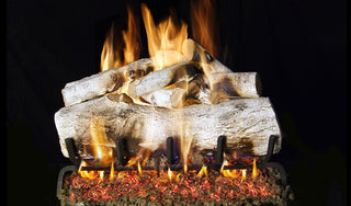 Real Fyre Mountain Birch Vented Gas Logs