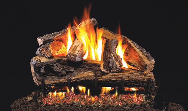 Real Fyre Rugged Split Oak Vented Gas Log Set