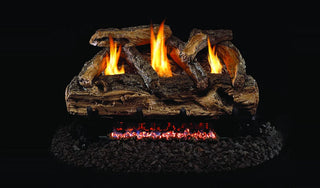 Real Fyre Split Oak See-Thru Vent Free Logs S9-2