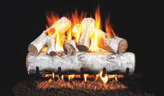 Real Fyre White Birch Vented Gas Logs