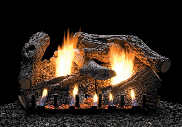 Empire Super Sassafras Refractory Vented Gas Log Set