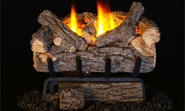 Real Fyre Valley Oak Vent-Free Gas Log Set -9,500 BTU