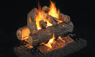 RHP Golden Oak Designer Plus See-Thru Vented Gas Logs - RDP-2